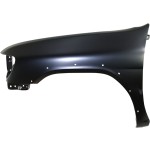 Front Fender for Nissan Pathfinder 1999-2004, Left (Driver), Primed (Ready to Paint), with Flare Hole, without Guard Hole, Replacement