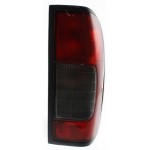 Tail Light Assembly for Nissan Frontier 2002-2004, Right (Passenger) Side, Red & Smoked Lens, Replacement