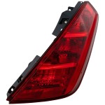 Tail Light Assembly for Nissan Murano 2003-2005, Right (Passenger) Side, Red Lens, Replacement