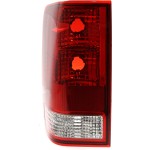 Tail Light for Nissan Titan 2004-2015, Left (Driver) Side, Lens and Housing, without Utility Compartment, Replacement