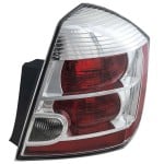 Tail Light Assembly for 2007-2009 Nissan Sentra, Right (Passenger) Side, 2.0L Engine, Replacement