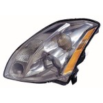 Left (Driver) Headlight Assembly for 2004 Nissan Maxima, Front Light Housing/Lens/Cover, Halogen Composite, 260607Y025, Replacement