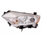 Headlight Assembly for Nissan Quest 2011, Left (Driver) Side, Halogen, CAPA-Certified, Replacement