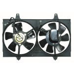 Radiator Cooling Fan Assembly for 1995 - 1999 Nissan Maxima Engine, Includes Motor/Fan/Blade, Without California Emissions,  B14812L700, Replacement
