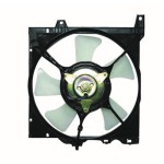 Radiator Cooling Fan Assembly for 1995 - 1999 Nissan Sentra, 1.6L L4 Manual Transmission Engine, Includes Motor, Blade, Shroud;  214815B401, Replacement