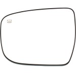 Heated Mirror Glass for Nissan Murano (2015-2023), Pathfinder (2017-2020), Rogue (2014-2020), Left (Driver) side with Backing Plate, Replacement