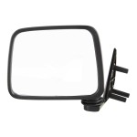 Manual Adjust Pedestal Mount Mirror for Nissan Pickup 1986-1997, Left (Driver), Manual Folding, Non-Heated, Paintable, Replacement
