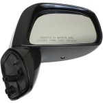 Manual Adjust Mirror for Nissan Versa 2009-2011, Right (Passenger), Manual Folding, Non-Heated, Paintable, Base Model Sedan, Replacement
