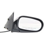 Power Mirror for 1993-1997 Nissan Altima, Right (Passenger) Side, Manual Folding, Non-Heated, Paintable, without Auto Dimming, Blind Spot Detection, Memory, and Signal Light, Replacement