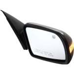 Power Mirror for Nissan Altima 2007-2012 Right (Passenger), Manual Folding, Heated, Paintable, with In-housing Signal Light, without Auto Dimming, Blind Spot Detection and Memory, Fits Sedan/Hybrid 3.5L Engine, Replacement