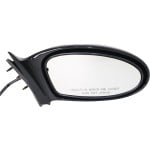 Power Mirror for Oldsmobile Alero 1999-2003 Right (Passenger), Manual Folding, Heated, Paintable, without Auto Dimming, Blind Spot Detection, Memory, and Signal Light, Replacement