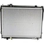 Radiator for Toyota Tacoma 1995-2004, 4 Cylinder, 2WD (Two-Wheel Drive) Models, Standard/Extended Cabs, Replacement