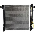 Radiator for Dodge Dakota, Fits 1997-1999 Models, Without Auxiliary Transmission Cooler, Replacement