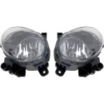 Fog Light Assembly for Audi A4 Quattro 2009, A5/S5 2008-2012, Halogen, Clear Lens, Right (Passenger) and Left (Driver), Replacement