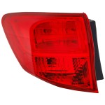 Tail Light for 2013-2015 Acura RDX, Left (Driver), Outer Assembly, Replacement