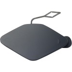 Front Bumper Tow Hook Cover for BMW 3-Series 2016-2019 Right (Passenger), Primed (Ready to Paint), without M Sport Package, Sedan (2016-2018)/Wagon, Replacement. Models: 316i, 318i, 320i, 325i, 328i, 330i, 335i, 340i.