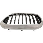 Chrome Grille for BMW 5-Series 2017-2020, Left (Driver), with M Package, Exclude Hybrid Models without Luxury Package, Exclude Night Vision, Sedan Model, Replacement