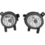 Fog Light Assembly for BMW 3-Series (2012-2019 Sedan, 2014-2019 Wagon, Hatchback) & 4-Series (2014-2020 Convertible, Coupe), Clear Lens Halogen, Right (Passenger) and Left (Driver), Excludes M3/M4 Models, Replacement
