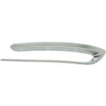 Rear Bumper Molding for BMW 5-Series 2014-2016 Right (Passenger), Outer, Satin Chrome, Modern Line without M Sport Package, Sedan, Replacement. Models: 528i, 535i, 550i.