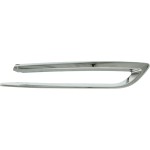 Rear Bumper Molding for BMW 5-Series 2014-2016, Right (Passenger) Side, Outer, Chrome, Luxury Line Without M Sport Package, Sedan, Replacement, fits models: 528i, 535i, 550i.