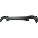 Rear Lower Valance Panel for BMW 5-Series 2017-2020, Primed (Ready to Paint), with M Package (Excluding M550i xDrive Model), Replacement Models: 520i, 530i, 540i, 550i.