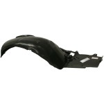 Front Fender Liner for BMW 3-Series 2000-2006, Left (Driver), Rear Section, Convertible/Coupe, Replacement. Models: 320i, 323i, 325i, 328i, 330i.