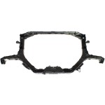 Radiator Support Assembly for Honda CR-V 2007-2009, Black, Steel, Replacement