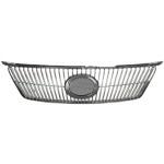 Grille for Lexus IS250/IS350 2006-2008, Primed (Ready to Paint) Shell and Insert, without Pre-Collision System, Replacement