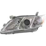 Headlight Lens and Housing for Toyota Camry 2007-2009, Left (Driver), Excluding Hybrid Model, Built in Japan, Replacement