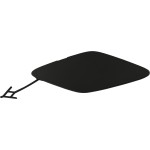 Front Bumper Tow Hook Cover for Chevrolet Equinox 2018-2021, Primed (Ready to Paint), Replacement