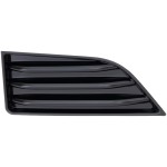 Fog Light Cover for Chevrolet Traverse 2022-2023, Left (Driver) Side, Black, Replacement