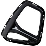 Front Fog Light Molding for Chevrolet Blazer 2019-2022, Right (Passenger), Black, Premier Model, Replacement