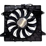 Radiator Fan Assembly for Cadillac XT5 (2017-2019), GMC Acadia (2017-2019), Chevrolet Blazer (2019) w/ Towing Package, 3.6L Engine, Single Fan, Replacement