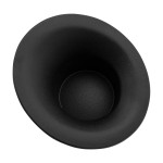 Textured Black Fog Light Cover for Dodge Challenger 2015-2023, Right (Passenger) Side, Replacement