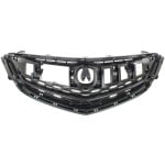 Grille for Acura TLX 2015-2017, Paintable Shell and Insert, Replacement
