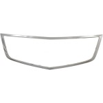 Grille Molding Surround for Acura TSX Sedan/Wagon 2011-2014, Chrome, Replacement