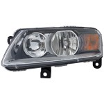 Headlight Assembly for Audi A6 / A6 Quattro 2005-2008, Halogen, 3.2L Engine, Left (Driver), Replacement