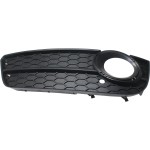 Front Fog Light Molding for Audi A5 2008-2012 Left (Driver), Textured Black, without Adaptive Cruise Control and S-Line Package, with Fog Lights, Convertible/Coupe, Replacement