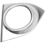 Front Fog Light Molding for Acura TSX Sedan/Wagon, Right (Passenger) Side, Primed (Ready to Paint), 2011-2014, Replacement