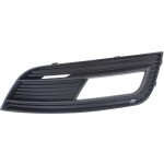 Front Fog Light Molding for Audi A4 2013-2016, Right (Passenger) Side, Textured, without S-Line Package and Adaptive Cruise Control, Replacement