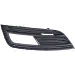 Front Fog Light Molding for Audi A4 2013-2016, Left (Driver), Textured, Excluding S-Line Package and Adaptive Cruise Control, Replacement