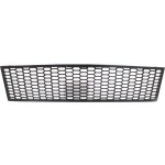 Front Bumper Grille for BMW 5-Series 2011-2016, Center Position, Textured Black, with M Package, without Active Cruise Control, Sedan Replacement