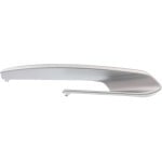 Front Bumper Molding for BMW 3-Series 2012-2015, Right (Passenger) Side, Primed (Ready to Paint)-Silver, Excludes M Sport Line, Modern Line, Sedan/Wagon, Replacement Models: 320i, 328i, 335i, 340i, 330i.