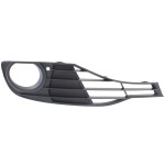 Front Fog Light Molding for BMW 3-Series 2012-2015, Right (Passenger) Side, Textured Black, Standard Without M Sport Package, Compatible with Sedan/Wagon, Replacement Models: 320i, 328i, 335i