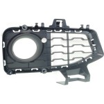 Front Fog Light Molding for BMW 4-Series 2014-2020, Right (Passenger) Side, Textured Plastic Shell and Insert, w/ M Sport Package, Replacement: 420i, 425i, 430i, 435i, 440i, M4