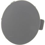 Front Bumper Tow Hook Cover for BMW 3-Series 2011-2013, Primed (Ready to Paint), Convertible/Coupe, without M Package, 3.0L Engine, Replacement Models: 328i, 335i, 335is.