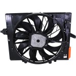 Radiator Fan Shroud Assembly for BMW 5-Series 2006-2010 Sedan, Replacement