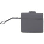 Rear Bumper Tow Hook Cover for BMW 3-Series 2013-2018, Primed (Ready to Paint), Sedan with M Sport Package, Replacement