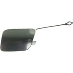 Rear Bumper Tow Hook Cover for BMW X5 2014-2018, Left (Driver), Primed (Ready to Paint), without M Sport Line, Replacement