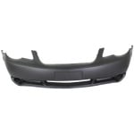 Front Bumper Cover for Chrysler Sebring 2007-2010, Primed (Ready to Paint), with Fog Light Holes, Convertible/Sedan, Replacement